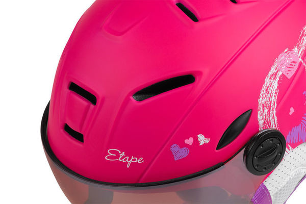 Dětská lyžařská helma Etape Rider Pro Light růžová mat 2330920 25/26