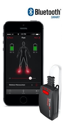 Vyhřívané vložky Lenz Set Heat Sole 1.0 Set + lithium pack insole rcB 1200 1560 25/26