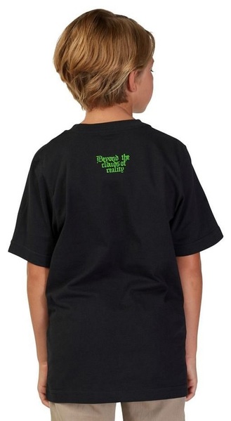 Dětské/Juniorské Triko Fox Yth Atlas Ss Tee Black 31924-001 25/26