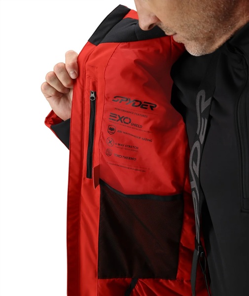 Pánská bunda Spyder Copper Jacket Spyder Red 38SA073517-SPR 25/26