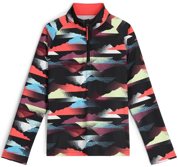 Dětský rolák Spyder Surface 1/2 zip Multi Mountain Print 38R125304-MMP 25/26
