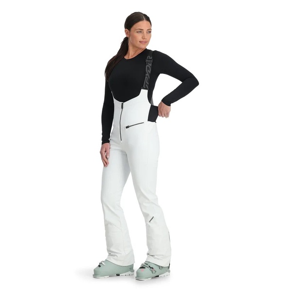 Dámské kalhoty Spyder Strutt Bib Softshell Pants White 38SD475302-WHT2 25/26