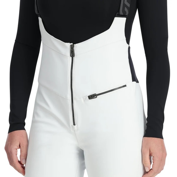Dámské kalhoty Spyder Strutt Bib Softshell Pants White 38SD475302-WHT2 25/26