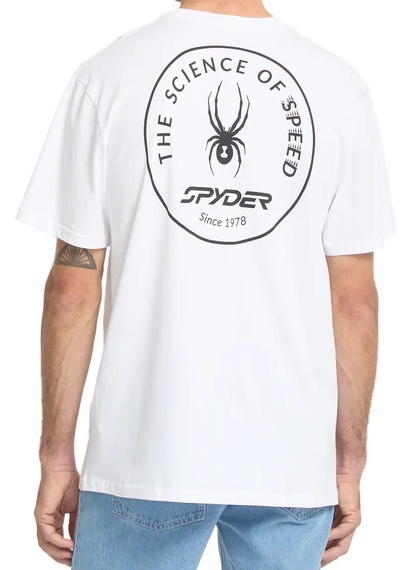 Triko Spyder Science Of Speed Short Sleeve Tee White 38A351502-WHT 25/26