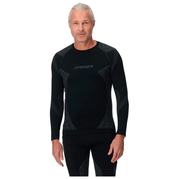 Termo Triko Spyder Momentum Baselayer Top Black 38A013500-BLK 25/26
