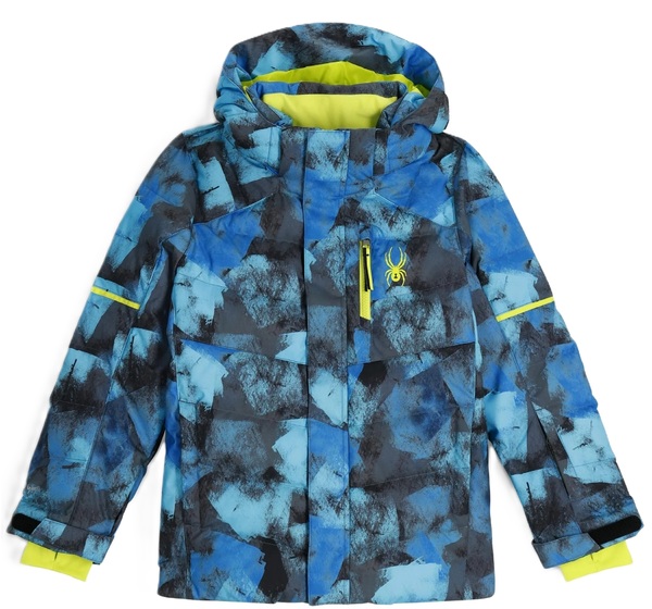 Dětská bunda Spyder Impulse Synthetic Down Jacket Cobalt Black Camo38SG075407-CBC 25/26