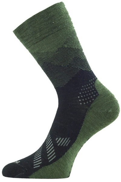 Lasting funkční trekingové merino ponožky FWR-696 zelená 25/26