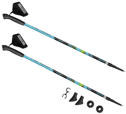 Hole Nordic Walking Spokey MEADOW Anitshock modro-černé K929462 25/26