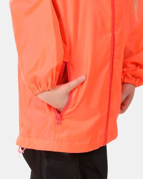 Dětská outdoorová nepromokavá bunda Kilpi JALUU-J oranžová růžová WJ0180KIPNK 25/26