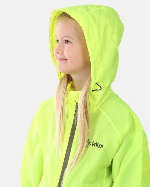 Dětská outdoorová nepromokavá bunda Kilpi JALUU-J Žlutá WJ0180KIYEL 25/26