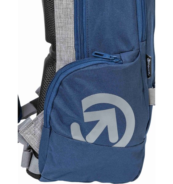 Batoh Meatfly Basejumper Blue/Grey Heather 22 L + penál zdarma 25/26