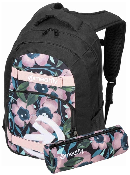 Batoh Meatfly Exile Pink Flowers 24 L + penál zdarma 25/26