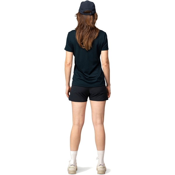 Dámské merino triko Devold Classic Flowers Tee WMN Ink GO 180 290 F 284A 25/26