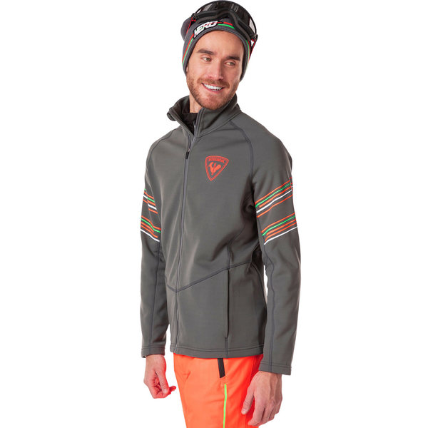 Pánská mikina Rossignol Classique Clim Hero Onyx Grey RLMML18-23N 25/26