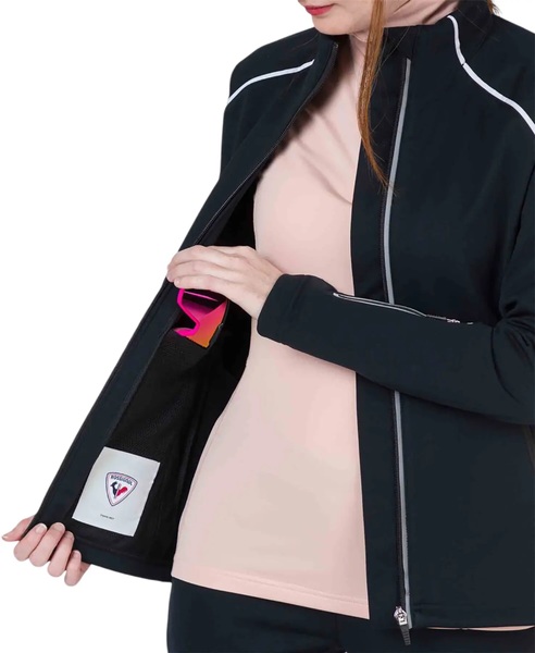 Dámská softshellová bunda Rossignol Softshell JKT W Black RLMWJ15-200 25/26