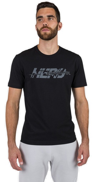 Pánské triko Rossignol New Hero Graphic Tee Black RLNMY01-200 25/26