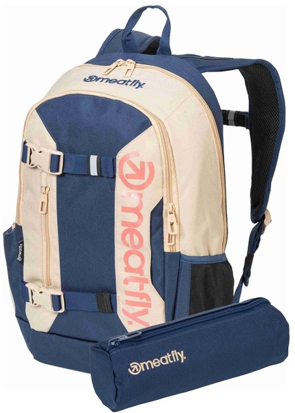 Batoh Meatfly Basejumper Beige/Sea 22 L + penál zdarma 25/26