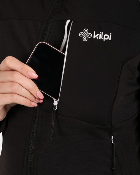 Dámská funkční mikina s kapucí Kilpi MEMPHIS-W Černá YL0201KIBLK 25/26
