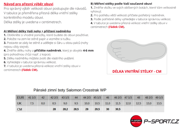 Pánské zimní boty Salomon Crosstrak WP L47570200 Black/Black/Asphalt 25/26