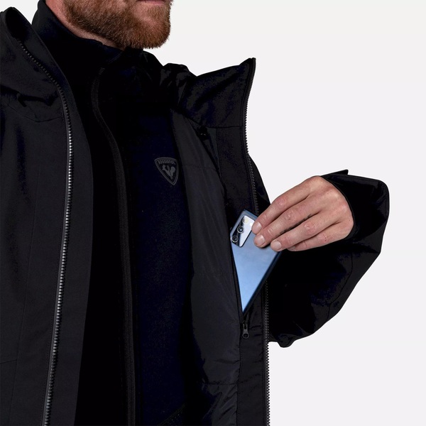 Pánská bunda Rossignol Rochrun Insulated Ski Jacket Men's Black RLOMJ23-200 25/26