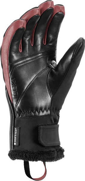 Dámské rukavice Leki Vallarta 3D Women (654886202) Black/Rose 25/26