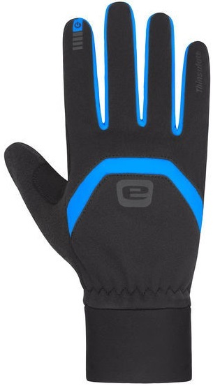 Zateplené rukavice na běžky Etape Peak 2.0 WS+ černá/modrá 2320413 25/26