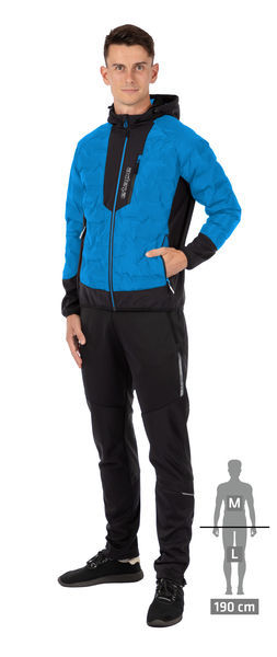 Pánská zimní hybridní bunda s kapucí Etape CRUX Ultra modrá/černá 2536431 25/26
