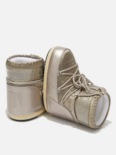 Dámské zimní boty Moon Boot Icon Low Glance-B003 Platinum 80D1409350 25/26
