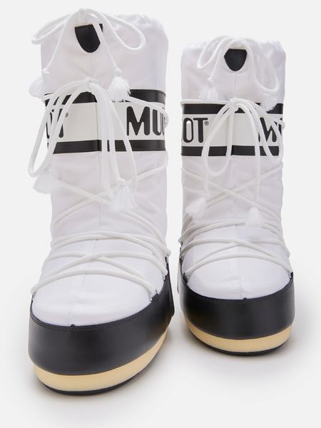 Zimní boty Moon Boot Icon Nylon-NA02 Black/White 80D1400440 25/26