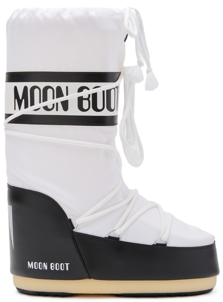 Zimní boty Moon Boot Icon Nylon-NA02 Black/White 80D1400440 25/26