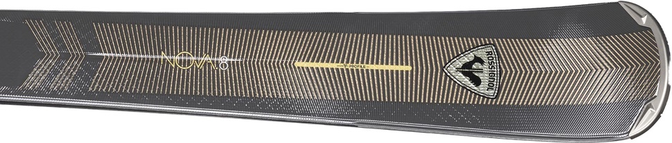 Dámské lyže Rossignol Nova 8 Ca Xpress + Xpress W 11 GW Grey Bronze 25/26