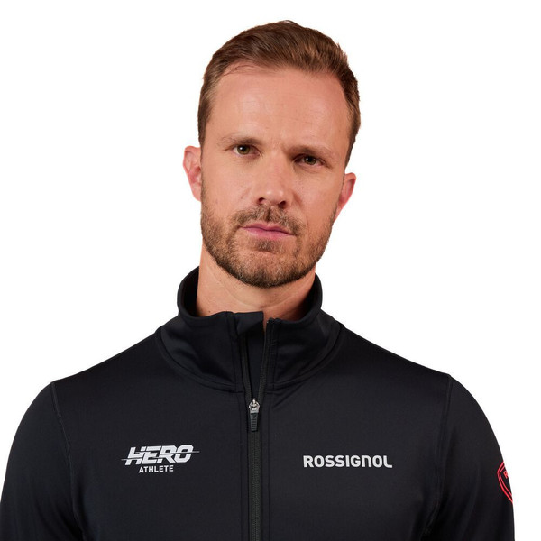 Pánská mikina Rossignol Hero Mid Layer Stretch Jacket Black RLOML01-200 25/26