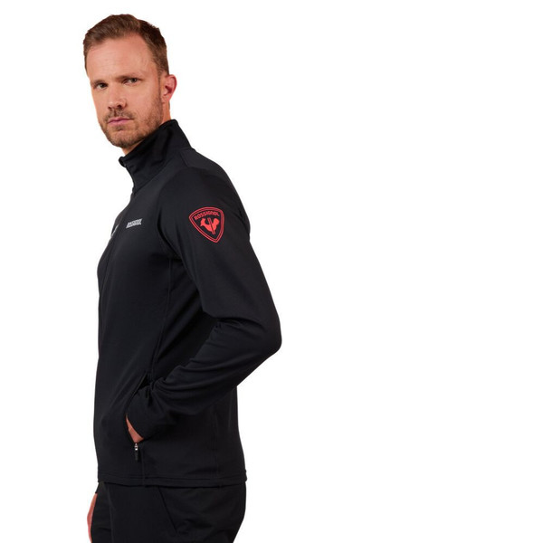 Pánská mikina Rossignol Hero Mid Layer Stretch Jacket Black RLOML01-200 25/26