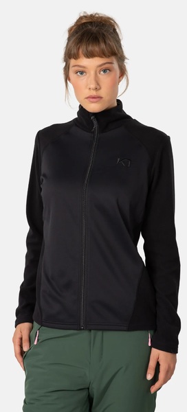 Dámská fleecová mikina Kari Traa Kari Full Zip Fleece Black 622573 25/26