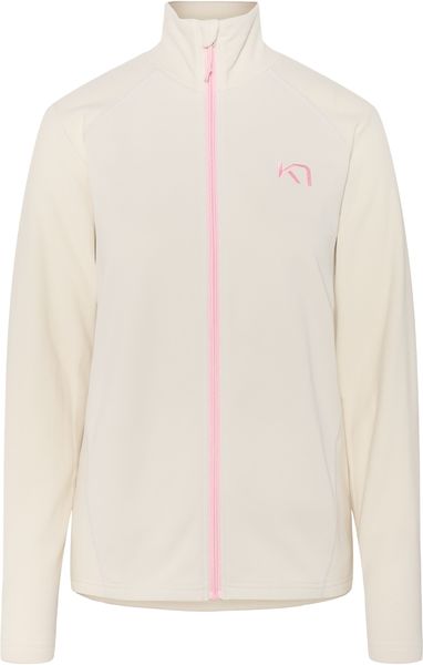 Dámská fleecová mikina Kari Traa Kari Full Zip Fleece Bjerk Light Beige 622573 25/26