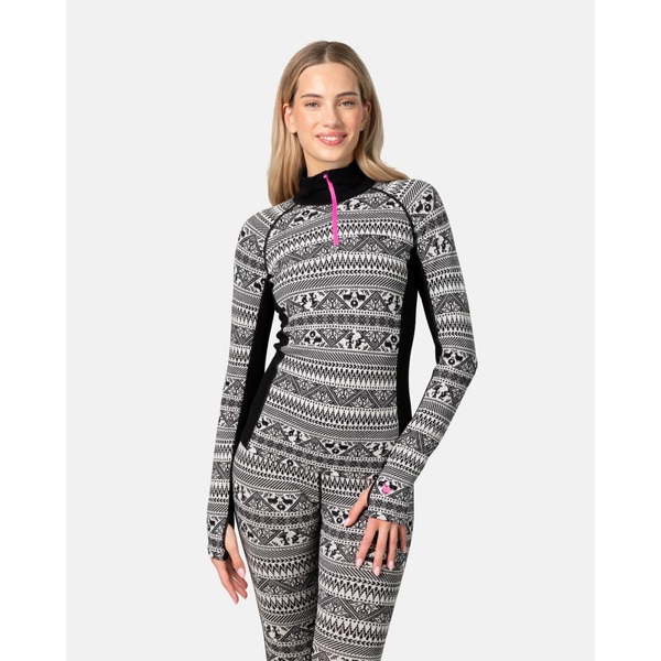 Dámské funkční triko Kari Traa Tale Half Zip Black 623924 25/26