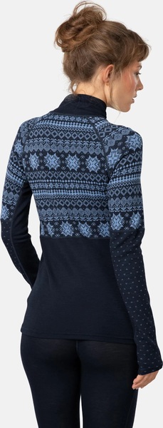 Dámské funkční triko Kari Traa Vilma Half Zip Sea 623616 25/26