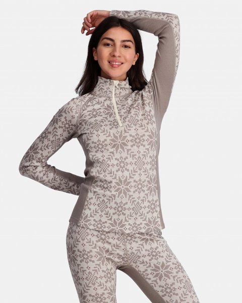 Dámské funkční triko se stojáčkem Kari Traa Edith Half Zip Merino 623310 25/26