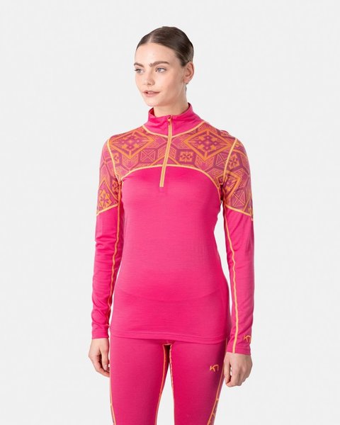 Dámské funkční triko Kari Traa Eloise Hz 623585 Berry 25/26