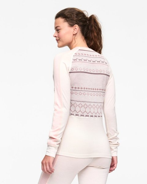 Dámské Merino Triko Kari Traa Tuva Long Sleeve Nwhite 623124 25/26