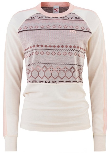Dámské Merino Triko Kari Traa Tuva Long Sleeve Nwhite 623124 25/26