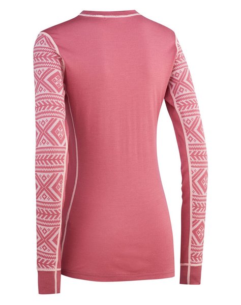 Dámské funkční merino triko Kari Traa Floke LS Lilac 622596 26/27