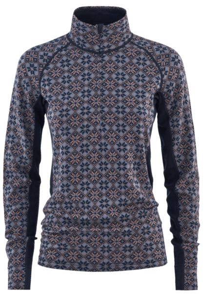 Dámské funkční triko se stojáčkem Rose Light Baselayer Half Zip 100% Merino 611363 Royal 25/26