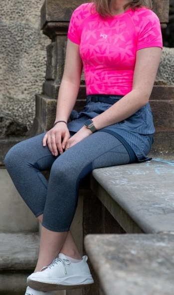 Dámské sportovní 3/4 legíny Kari Traa Julie High W Capri Marin 623038 25/26