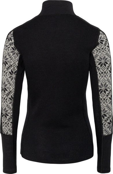 Dámské Merino Triko Kari Traa Anna Half Zip Black 623836 25/26