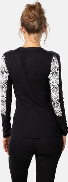 Dámské Merino triko Kari Traa Anna Long Sleeve Black 623837 25/26