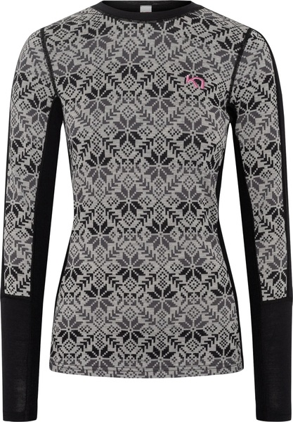Dámské Merino triko Kari Traa Anna Long Sleeve Black 623837 25/26