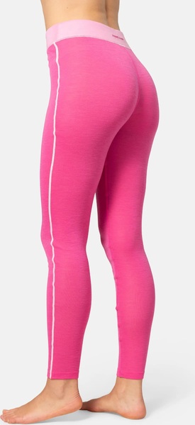 Dámské merino triko + kalhoty Kari Traa Kaia Set Bright Pink 623926 25/26