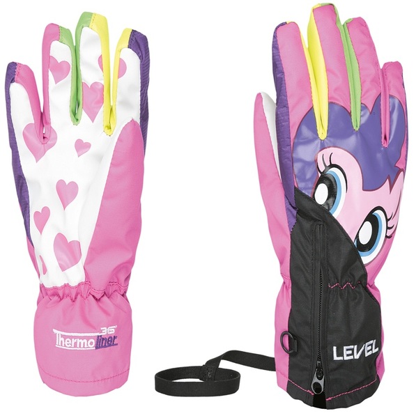 Dětské rukavice Level Lucky PK Rainbow 4146JG.39 25/26