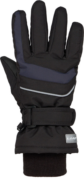Dětské rukavice Loap Rodi Black Dark Blue GKK2501-V21M 25/26